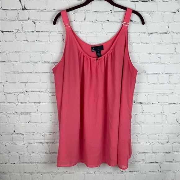 Lane Bryant Adjustable Tank Coral Size 26 - Picture 1 of 5